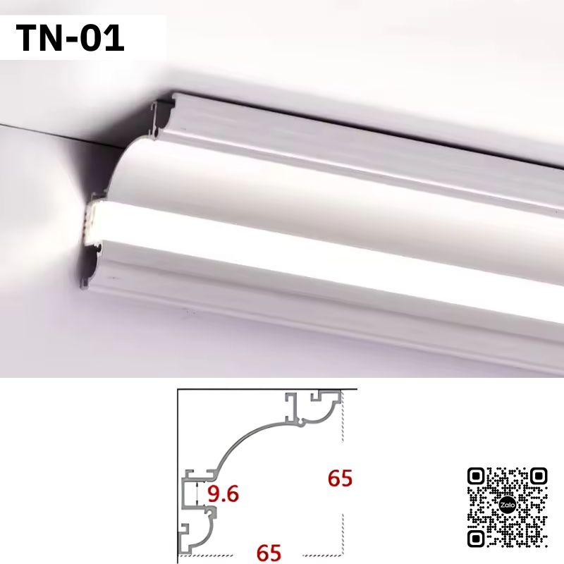 Thanh Nhôm Phào Chỉ Hắt Trần Lắp Nổi 3m | TN-01